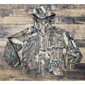 Herter's‎ Coat Camo Mossy Oak Break Up Jacket Hooded Men Sz Small